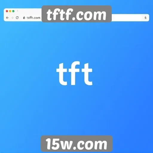 interface do tftf.com é otimizada para usuários